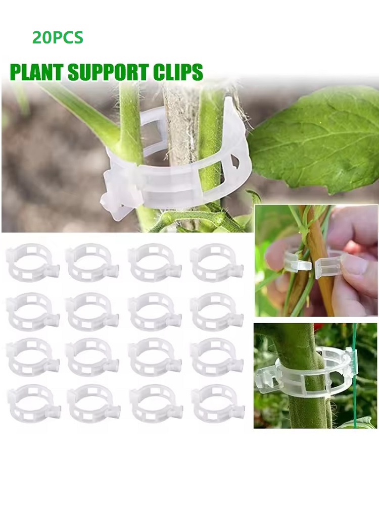 Gardening Tools Vegetables - 20 Clips de Soporte para Plantas,