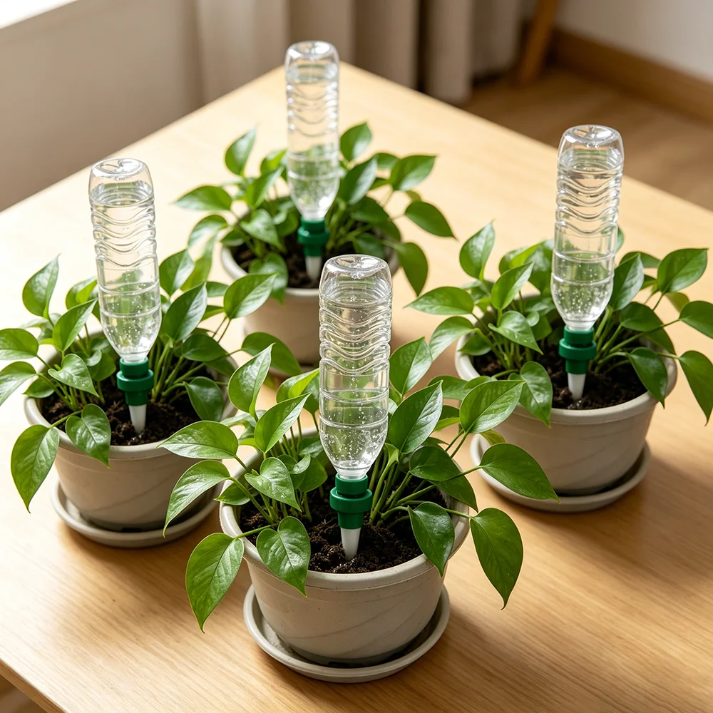 Estacas de riego automático pa - Automatic Plant Waterer reseña y precio
