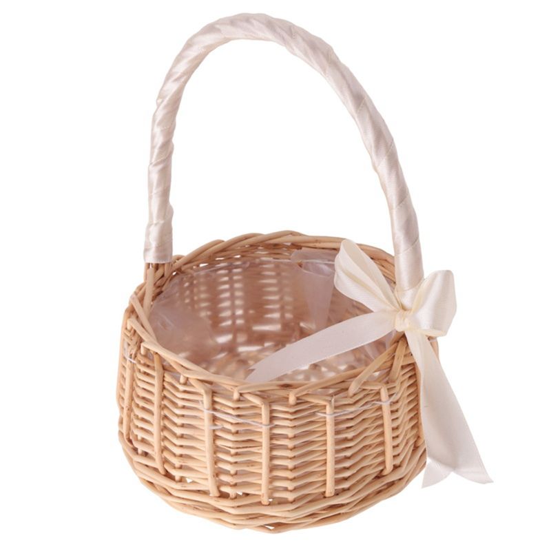 Cesta de Flores Tejida de Mimb - Gardening Tools Girls reseña y precio