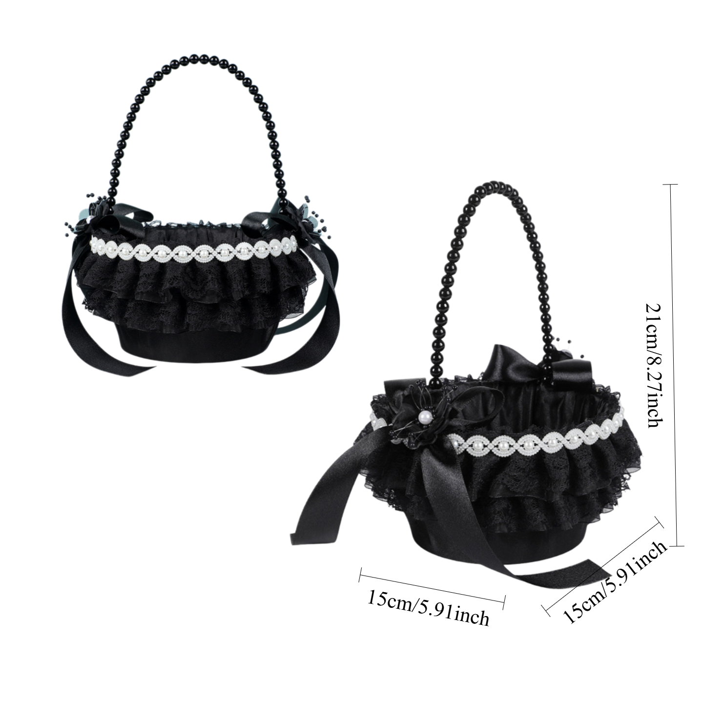 2 Cestas de Flores Negras para - Gardening Tools Girls reseña y precio